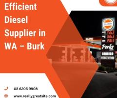 Efficient Diesel Supplier in WA – Burk