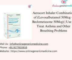 Treat Asthma by Aerocort Inhaler | Buy now at Online generic medicine