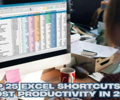 Master 25 Must-Know Excel Shortcuts for 2025