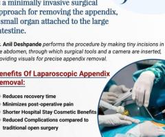 Expert Appendix removal surgeon in Nerul,  Dr. Anil Deshpande