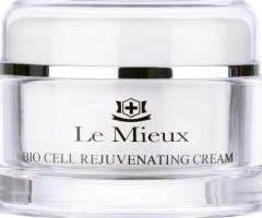 Le Mieux Bio Cell Rejuvenating Cream - Triple Peptide Moisturizer for Face & Neck (1.75 oz)