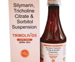 Trimoliv DS Oral Suspension Sugar Free Silymarin 70mg/10ml + Tricholine Citrate 210mg/10ml