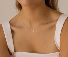 Alice Dainty Initial Necklace