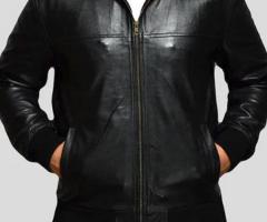 Grab the Shane Black Bomber Leather Jacket at Just $200! - NYC Leather Jackets