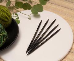 Double Pointed Needles in Ebony Wood