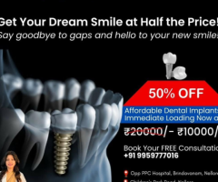 Top Dental Implants Hospital in Nellore | FREE Consultation