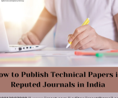 How to Publish Technical Papers in Reputed Journals in India - IJRASET - 1