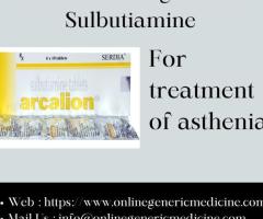 Effective asthenia treatment with sulbutiamine tablets | onlinegenericmedicine