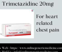 A key treatment for stable angina | Buy Cytogard 20mg at onlinegenericmedicine