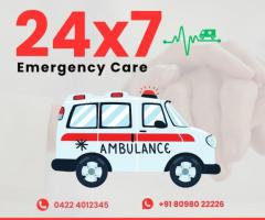 Emergency Medical Services in Ganapathy | 24/7 Emergency Care