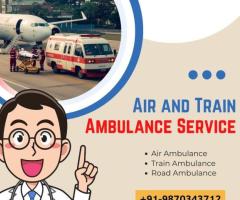 Greenbird Air and Train Ambulance Service in Jamshedpur Ensure Safe and Comfort Relocation