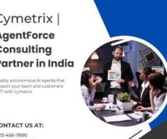 Build Custom AI Agents with Cymetrix, leading Agentforce Consulting Partners in India