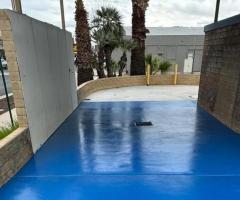 Urethane Cement Floor Installation in a California Car Wash Bay