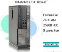 Refurbished dual core Dell desktop PC with bonus