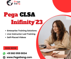 Live Pega CLSA Infinity'23 Online Training By IT Professionals | PegaGang