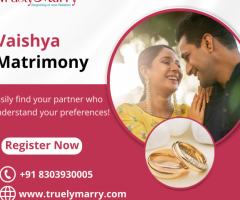 Finding Your Perfect Match with TruelyMarry Vaishya Matrimonial Services