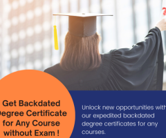 B.com Backdated Degree Certificates