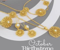 Sparkle in Opulence: October Birthstone Jewelry Collection Now Available! - 1