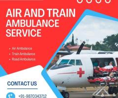 Greenbird Air and Train Ambulance Service in Indore offer Swift Relocation without delay