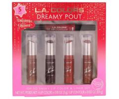 L.A. Colors 5 Pcs Dreamy Pout Lip Balm Set Online - HOK Makeup