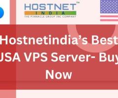 Hostnetindia’s Best USA VPS Server- Buy Now