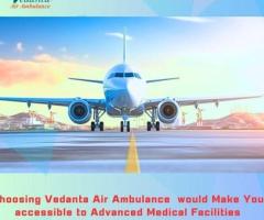 Take Fabulous Vedanta Air Ambulance Service in Bhopal with Medical Service