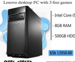 Refurbished core i5 Lenovo desktop PC with bonus