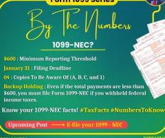 Understanding 1099-NEC Requirements: Your Guide from Sai CPA Services