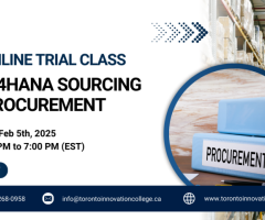 Join Our Free SAP S/4HANA Sourcing and Procurement Trial Class!