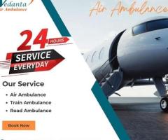 Book Complicated-free Vedanta Air Ambulance Service in Bhubaneswar with Medical Tool - 1