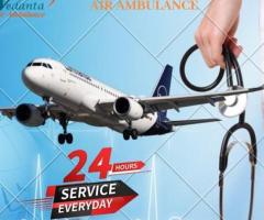 Utilize Vedanta Air Ambulance Service in Dibrugarh with Hassle-free Medical Equipment