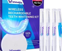 Best Teeth Whitening Kit for Sensitive Teeth | 32X LED Light & Enamel-Safe Formula!