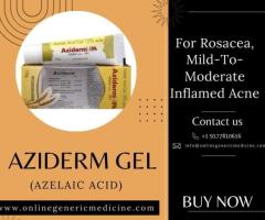 Reduce Redness and Breakouts with Aziderm Gel | Buy now at onlinegenericmedicine