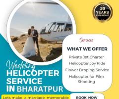 Unforgettable Wedding Moments : Helicopter Entry & Exit in Bharatpur