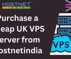 Purchase a Cheap UK VPS Server from Hostnetindia