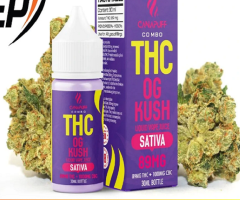 THC Liquid 89mg THC/1000mg CBC-OG Kush-30ml In Pakistan - 03001597100