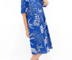 Womens Plus Size Midi Dress