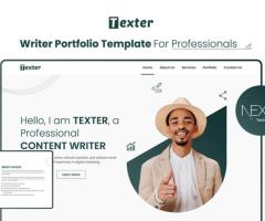 Writer Portfolio NextJs Template For Professionals