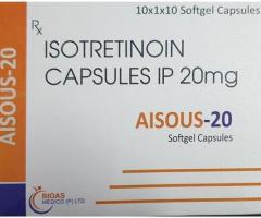 Aisous 20 Soft Gelatin Capsule Isotretinoin 20mg - 1