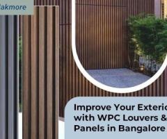 Improve Your Exteriors with WPC Louvers Panels in Bangalore - 1