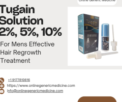 Proven Hair Growth Treatment with Tugain Solution for Men | Available at onlinegenericmedicine - 1