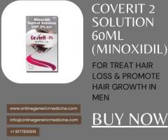 Regrow Hair with Coverit 2 Solution 60ml | Available at onlinegenericmedicine