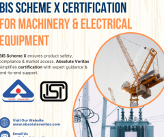 ARE YOU LOOKING FOR BIS SCHEME X CERTIFICATION CONSULTANT FOR MACHINERY & ELECTRICAL PRODUCTS?