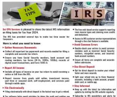 IRS Tax Filing 2024: SAI CPA Services