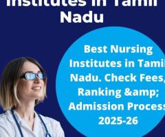 Best Nursing Institutes in Tamil Nadu