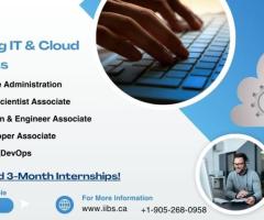 Upcoming IT & Cloud Courses with Guaranteed 3-Month Internships!