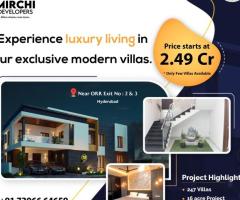 Luxury Villas In Kollur | Hyderabad