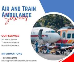 Greenbird Air and Train Ambulance Service in Rajkot Transfer Your Patients on Time