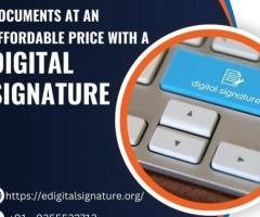 Secure your key documents at an affordable price with a digital signature.